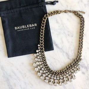 Baublebar Crystal Bib Statement Necklace